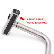 Brushed Nickel 3-Mode Kitchen Mixer Pull Out Down Sink Laundry Faucet Tap WELS V1233-KJU515N