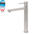 Brushed Nickel Classic Round Bathroom Basin Straight Spout Mixer Sink Faucet Tap V1233-KPL102N
