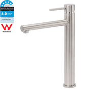 Brushed Nickel Classic Round Bathroom Basin Straight Spout Mixer Sink Faucet Tap V1233-KPL102N