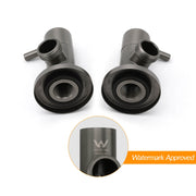 Gun Metal Grey Washing Machine 1/4 Turn Hot Cold Water Mixer Tap Set Watermark V1233-KPL401GM