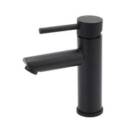 WELS Black 7.5L/min Kitchen Laundry Round Basin Mixer Vanity Sink Faucet Tap Set V1233-KRD101B