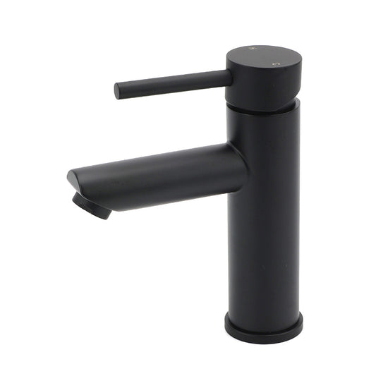 WELS Black 7.5L/min Kitchen Laundry Round Basin Mixer Vanity Sink Faucet Tap Set V1233-KRD101B