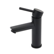 WELS Black 7.5L/min Kitchen Laundry Round Basin Mixer Vanity Sink Faucet Tap Set V1233-KRD101B