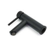WELS Black 7.5L/min Kitchen Laundry Round Basin Mixer Vanity Sink Faucet Tap Set V1233-KRD101B