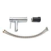 WELS Chrome Short Kitchen Laundry Round Basin Mixer Vanity Sink Faucet Tap Set V1233-KRD101CR