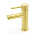 Brushed Gold 7.5L/min Kitchen Laundry Round Basin Mixer Vanity Sink Faucet Tap V1233-KRD101G