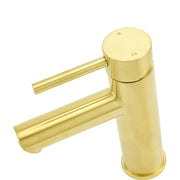 Brushed Gold 7.5L/min Kitchen Laundry Round Basin Mixer Vanity Sink Faucet Tap V1233-KRD101G