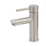 WELS Kitchen Laundry Round Basin Mixer Vanity Sink Faucet Tap Nickel Brushed Set V1233-KRD101N