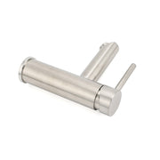 WELS Kitchen Laundry Round Basin Mixer Vanity Sink Faucet Tap Nickel Brushed Set V1233-KRD101N