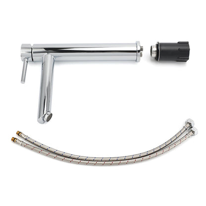 WELS 7.5L/m Round Tall Laundry Basin Mixer Vanity Sink Faucet Tap Polish Chrome V1233-KRD102CR