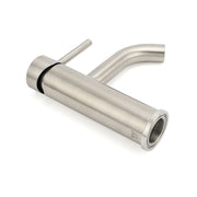 Brushed Nickel Round Curve Kitchen Laundry Basin Mixer Vanity Counter Top Faucet V1233-KRD103BS