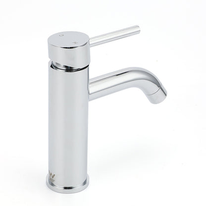 WELS Round Curve Kitchen Laundry Short Basin Mixer Vanity Sink Faucet Tap Chrome V1233-KRD103CR