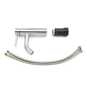 WELS Round Curve Kitchen Laundry Short Basin Mixer Vanity Sink Faucet Tap Chrome V1233-KRD103CR