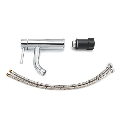 WELS Round Curve Kitchen Laundry Short Basin Mixer Vanity Sink Faucet Tap Chrome V1233-KRD103CR