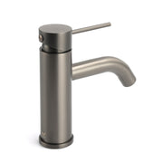 WELS Gun Metal Grey Kitchen Laundry Round Basin Mixer Vanity Sink Faucet Tap Set V1233-KRD103GM