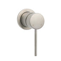 Brushed Nickel Bath Shower Mixer Hot Cold Water Tap Ceramic Cartridge Small Face V1233-KRD20160