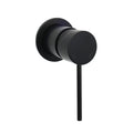 Watermark Matt Black Round Bath Shower Mixer Valve Hot Cold Water Tap Small Face V1233-KRD201B60