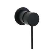 Watermark Matt Black Round Bath Shower Mixer Valve Hot Cold Water Tap Small Face V1233-KRD201B60