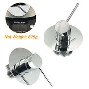 Watermark Round Pin Lever Hot Cold Water Mixer Bathroom Shower Tap Valve Chrome V1233-KRD201CR