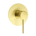 Watermark Brushed Gold Round Bathroom Shower Hot Cold Mixer Ceramic Cartridge OZ V1233-KRD201G