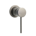 Gun Metal Round Small Face Wall Shower Mixer Hot Cold Bath Tap Valve Cartridge V1233-KRD201GM60