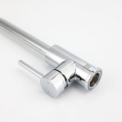 WELS Chrome Kitchen Laundry Swivel Sink Mixer Faucet Tap Spout Stainless Steel V1233-KRD501CR