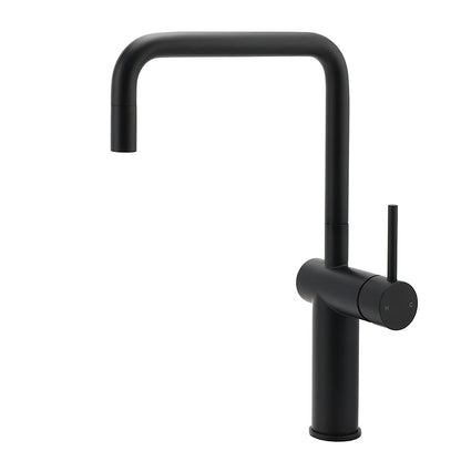 WELS Matt Black SUS Tall Kitchen Laundry 360o Swivel Sink Mixer Faucet Tap Spout V1233-KRD503B