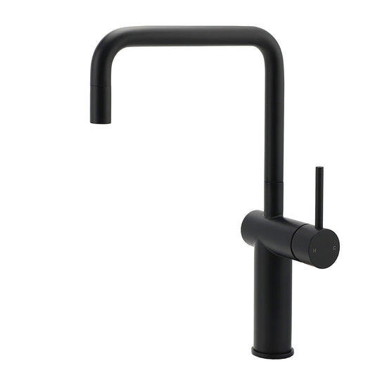 WELS Matt Black SUS Tall Kitchen Laundry 360o Swivel Sink Mixer Faucet Tap Spout V1233-KRD503B