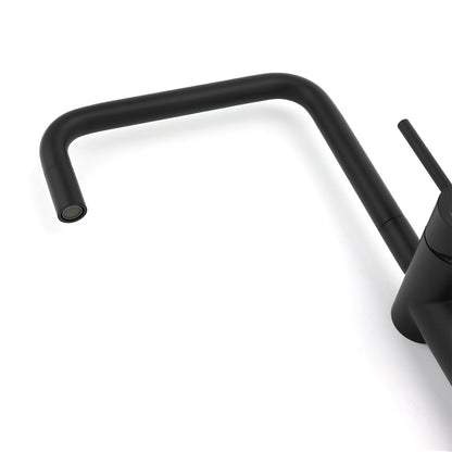 WELS Matt Black SUS Tall Kitchen Laundry 360o Swivel Sink Mixer Faucet Tap Spout V1233-KRD503B