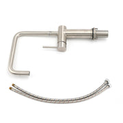 WELS 6L/m Kitchen Laundry 360o Swivel Sink Mixer Faucet Tap Spout Brushed Silver V1233-KRD503N