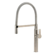 Brushed Nickel Kitchen Sink Basin Mixer 360 Swivel Faucet Tap Pull Out Spout SUS V1233-KRD506