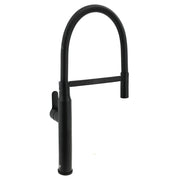 Matt Black Kitchen Sink Basin Mixer 360o Swivel Faucet Tap Pull Out Spout WELS V1233-KRD506B