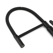 Matt Black Kitchen Sink Basin Mixer 360o Swivel Faucet Tap Pull Out Spout WELS V1233-KRD506B