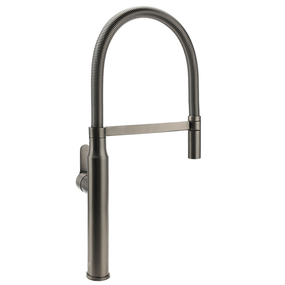 WELS Gun Metal Stainless Steel Pull Out Swivel Kitchen Mixer Sink Tap Spout Faucet V1233-KRD506GM