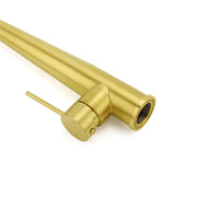 Brushed Gold Round Kitchen Mixer Sink Tap 360 Swivel Basin Laundry Faucet Spout V1233-KRD509G