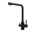 Matt Black 3 Ways Kitchen Mixer Tap Pury Water Sink Faucet 360 Swivel Spout Outlet V1233-KRD511B