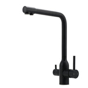 Matt Black 3 Ways Kitchen Mixer Tap Pury Water Sink Faucet 360 Swivel Spout Outlet V1233-KRD511B
