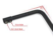 Matt Black 3 Ways Kitchen Mixer Tap Pury Water Sink Faucet 360 Swivel Spout Outlet V1233-KRD511B