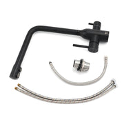 Matt Black 3 Ways Kitchen Mixer Tap Pury Water Sink Faucet 360 Swivel Spout Outlet V1233-KRD511B