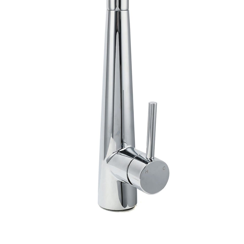 WELS Chrome 360 Swivel Pull Out Kitchen Tap Sink Mixer Faucet Spout 2 Way Outlet V1233-KRD5152CR