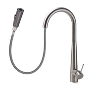 WELS Gun Metal Pull Out 2 Modes Spray Spout Kitchen Sink Tap Basin Faucet Mixer V1233-KRD5152GM