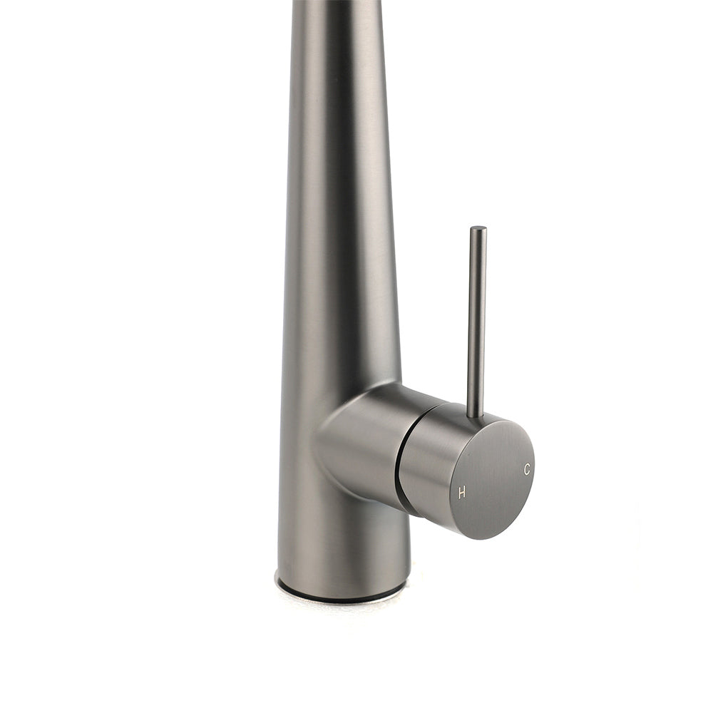 WELS Gun Metal Pull Out 2 Modes Spray Spout Kitchen Sink Tap Basin Faucet Mixer V1233-KRD5152GM