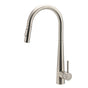 Brushed Nickel Pull Out Kitchen Tap Sink Mixer Faucet Spout 2 Modes Spray Outlet V1233-KRD5152N