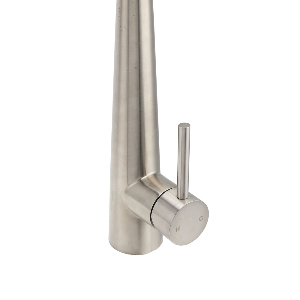 Brushed Nickel Pull Out Kitchen Tap Sink Mixer Faucet Spout 2 Modes Spray Outlet V1233-KRD5152N