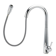WELS Chrome Pull Out Kitchen Sink Tap Round Basin Mixer Faucet Flexible Spout V1233-KRD515CR