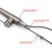 WELS Gun Metal Grey Pull Out Kitchen Sink Tap Basin Mixer Faucet Flexible Spout V1233-KRD515GM