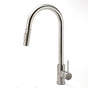 Brushed Nickel 2 Way Spray Kitchen Mixer Tap Pull Out Sink Laundry Swivel Faucet V1233-KRD519BS