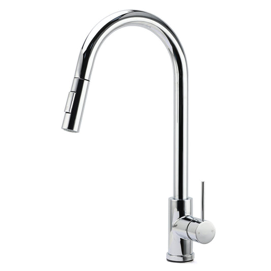 WELS Chrome 2 Modes Spray Pull Out Kitchen Swivel Faucet Sink Tap Laundry Mixer V1233-KRD519CR