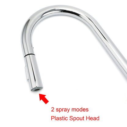 WELS Chrome 2 Modes Spray Pull Out Kitchen Swivel Faucet Sink Tap Laundry Mixer V1233-KRD519CR