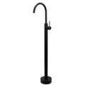 Matt Black Indoor Bathtub Filler Free Standing Mixer Faucet Tap Spout Watermark V1233-KRD601BL